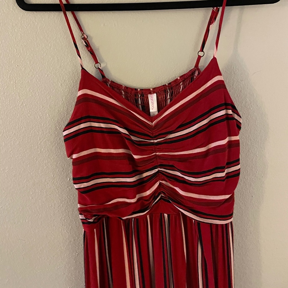 Red sundress
